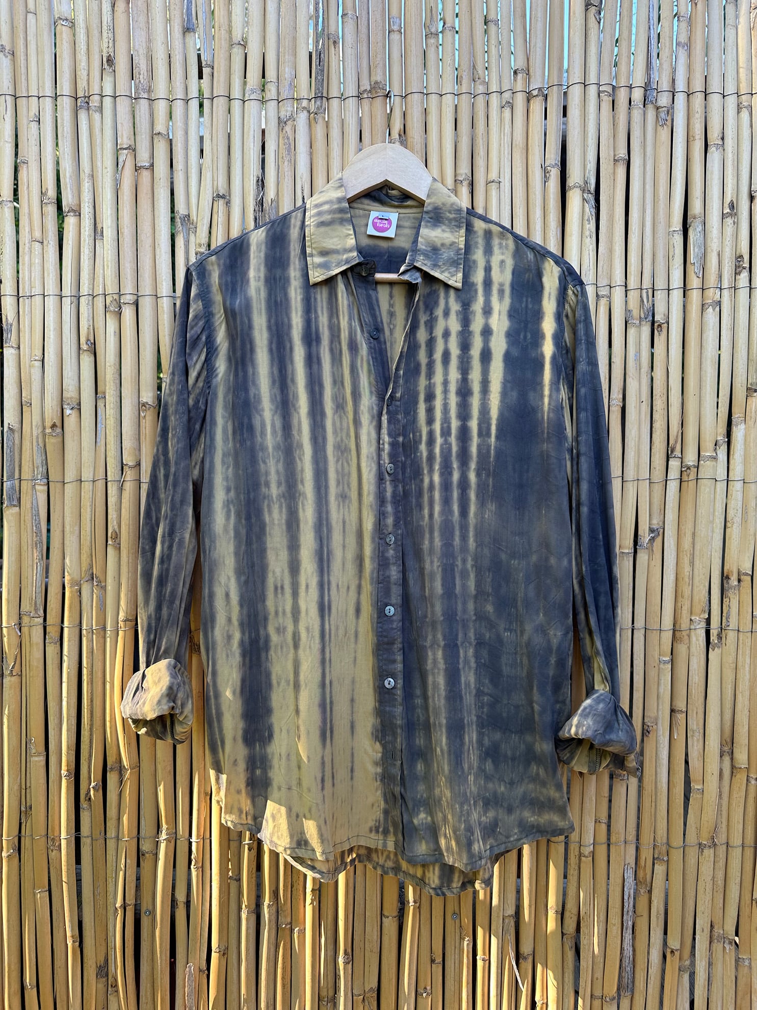 Camisa Tie Dye Vainilla & Gris